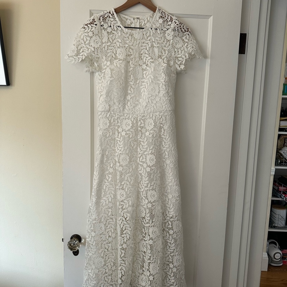 Self Portrait White Lace Dress